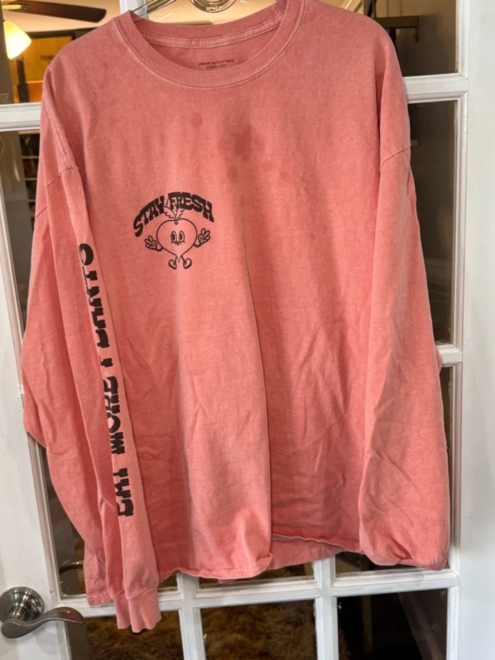 Urban Outfitters stay fresh oversize, long sleeve tee vintage - Picture 4 of 6